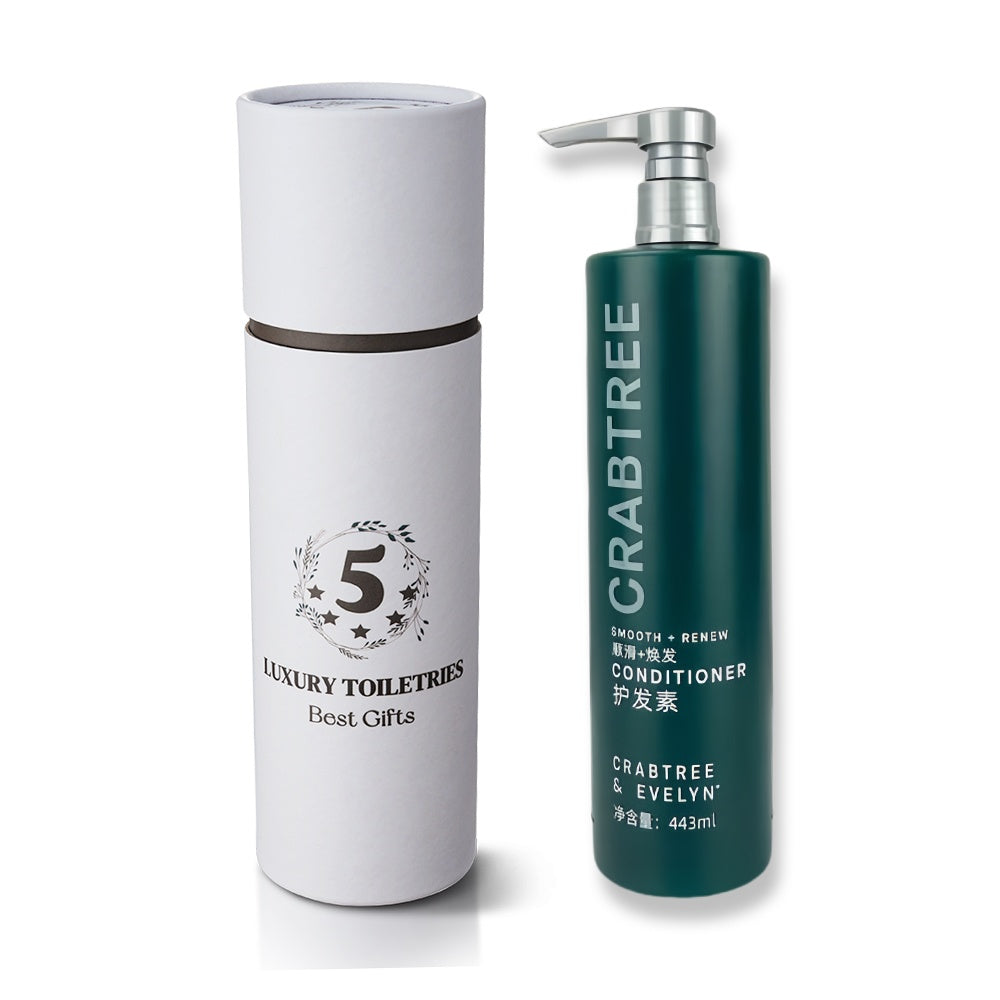 Hilton Hotel Shampoo & Conditioner & Body Lotion & Shower Gel & Hand Wash 443ML | CRABTREE & EVELYN
