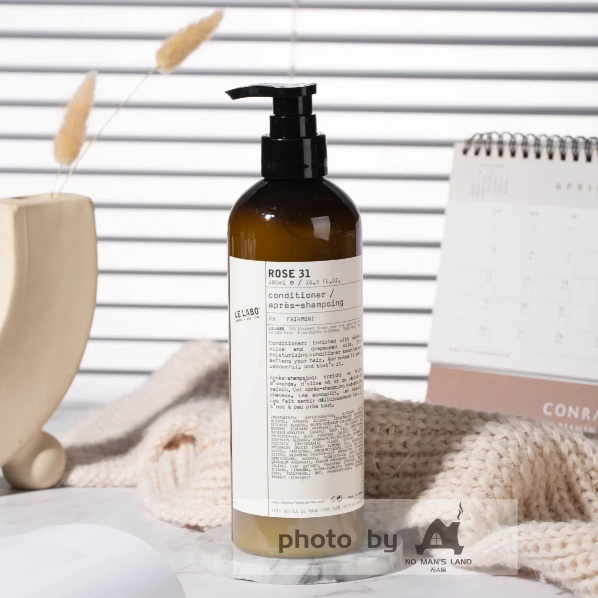 Fairmont Hotel Shampoo or Shower Gel or Conditioner or Body Lotion 480ML | LE LABO ROSE31