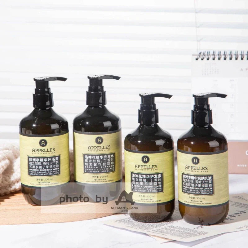Langham Hotel Shampoo &amp; Conditioner &amp; Body Lotion &amp; Shower Gel Roselle 300ML | APPELLES