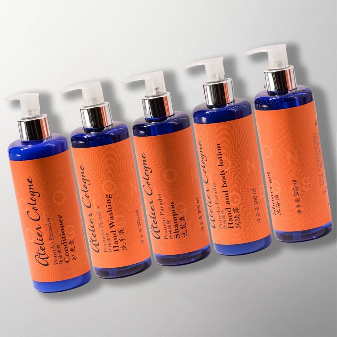 ATELIER COLOGNE Shampoo &amp; Conditioner &amp; Body Lotion &amp; Shower Gel &amp; Hand Wash Bundle 300ML Each