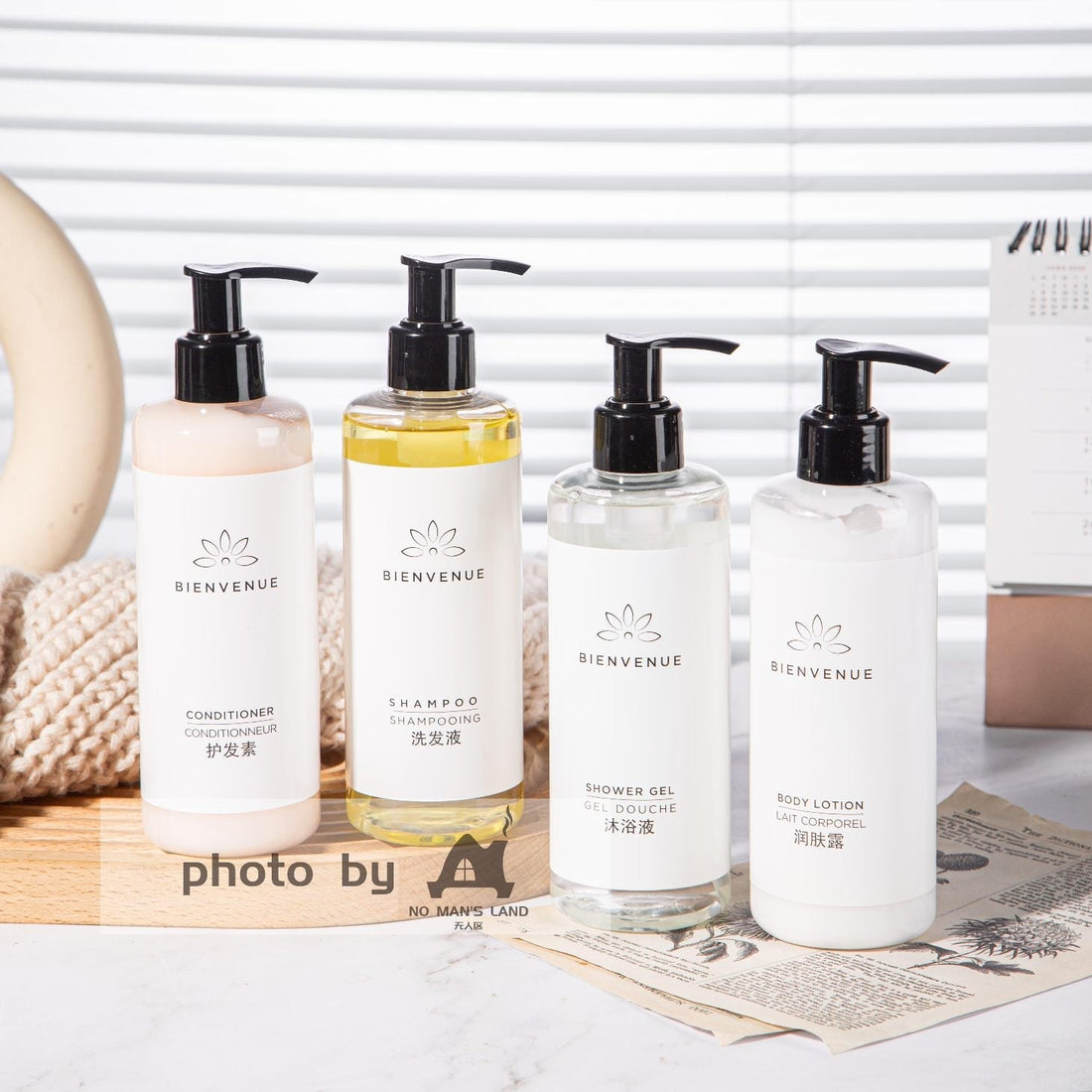 BIENVENUE Shampoo &amp; Conditioner &amp; Body Lotion &amp; Shower Gel &amp; Hand Wash 300ML