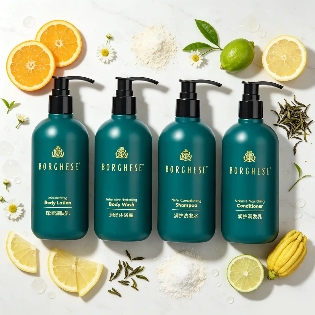 BORGHESE Shampoo or Conditioner or Body Lotion or Shower Gel 300ML