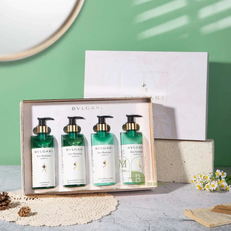 BVLGARI Hair &amp; Body Set Green Tea 300ML Each