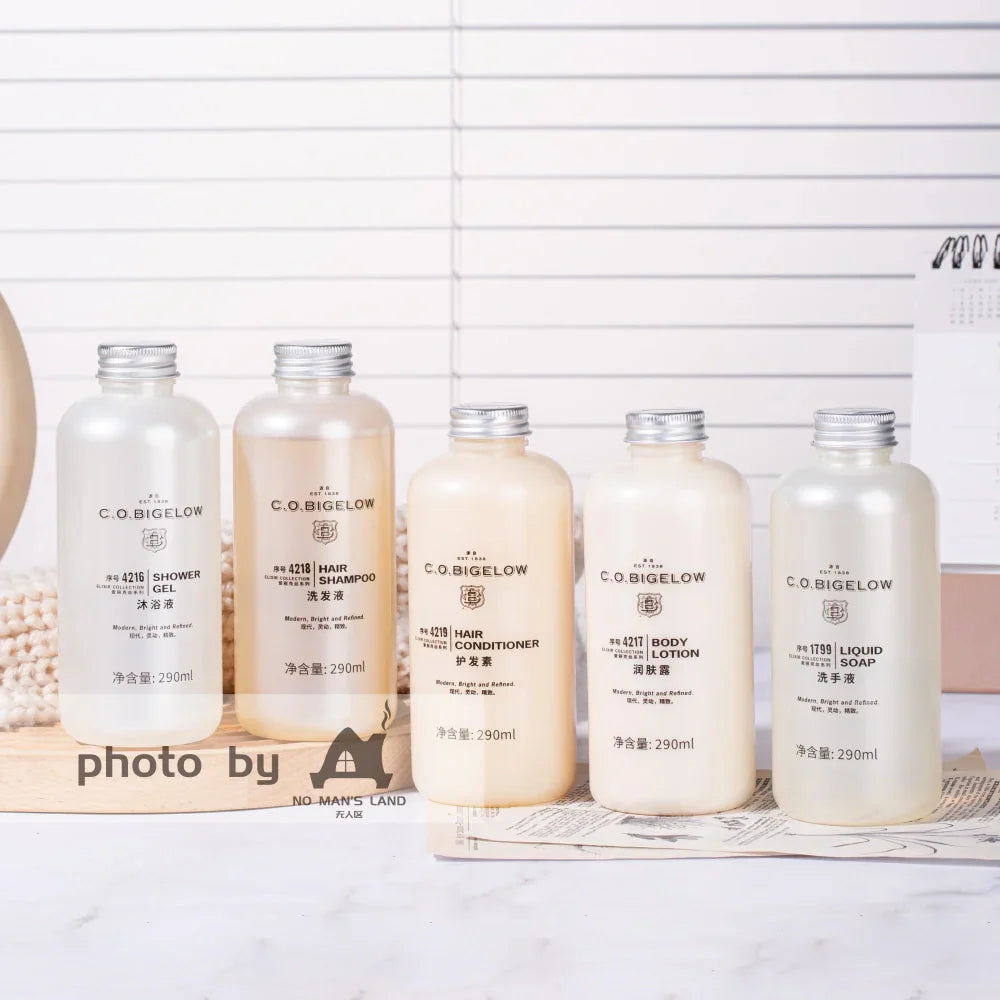 Pullman Hotel Shampoo &amp; Conditioner &amp; Body Lotion &amp; Shower Gel &amp; Hand Wash 290ML | C.O.BIGELOW