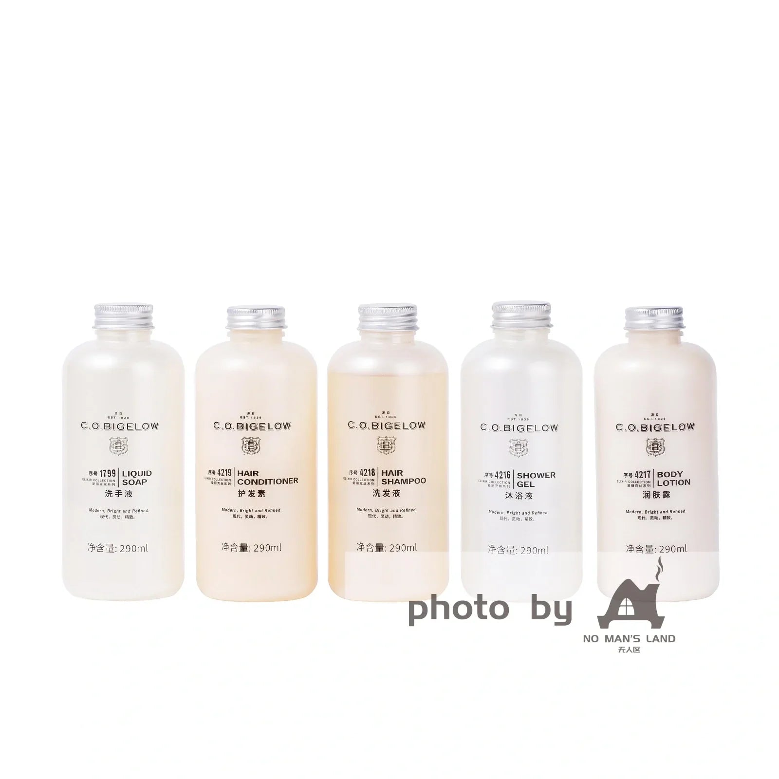 Pullman Hotel Shampoo &amp; Conditioner &amp; Body Lotion &amp; Shower Gel &amp; Hand Wash 290ML | C.O.BIGELOW