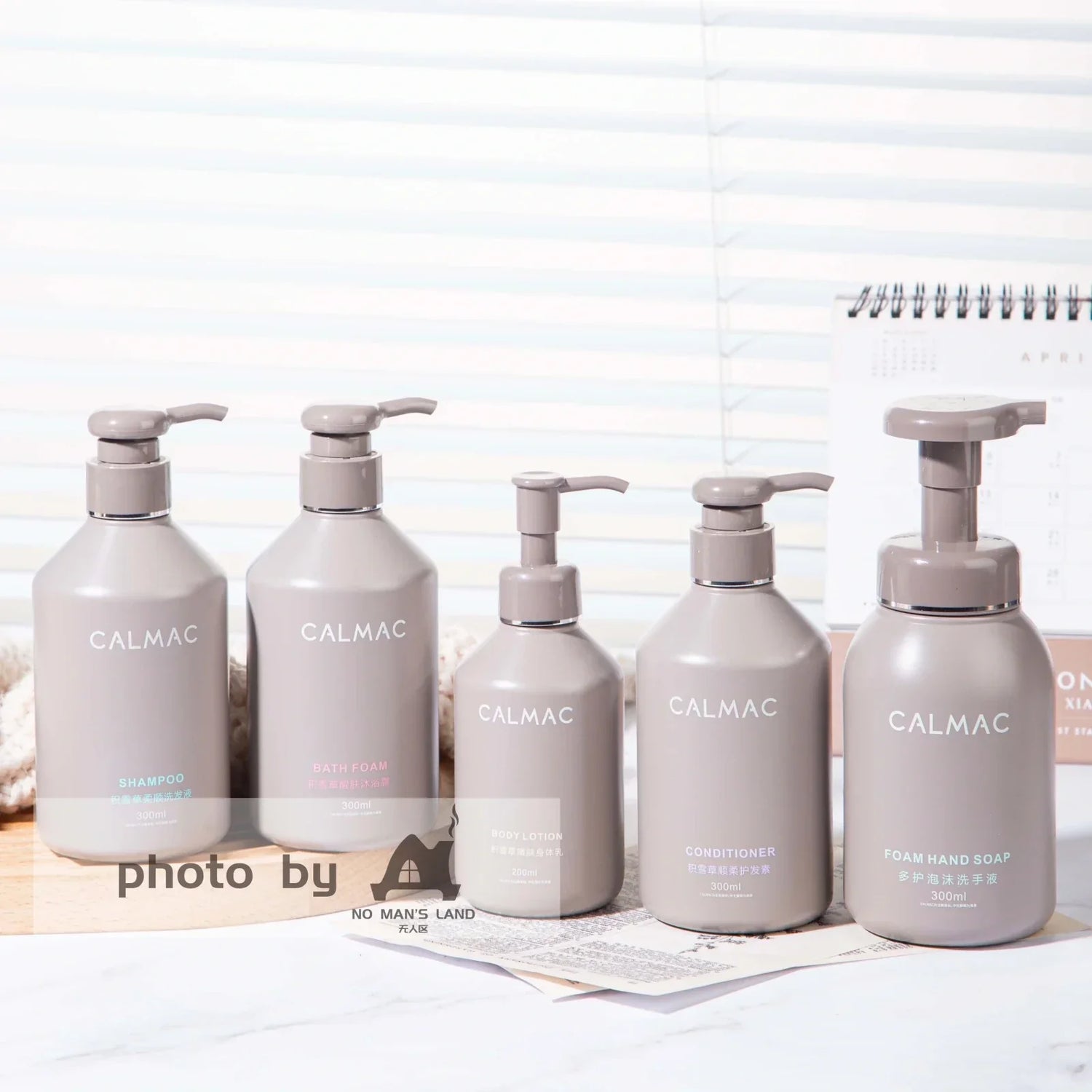 CALMAC Shampoo &amp; Conditioner &amp; Body Lotion &amp; Shower Gel &amp; Hand Wash 300ML