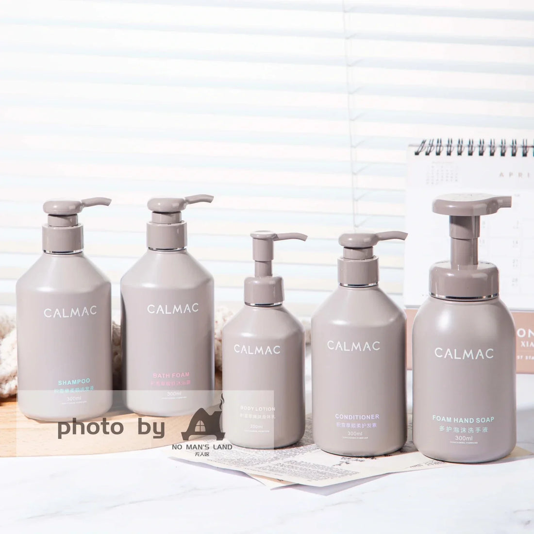 CALMAC Shampoo &amp; Conditioner &amp; Body Lotion &amp; Shower Gel &amp; Hand Wash 300ML