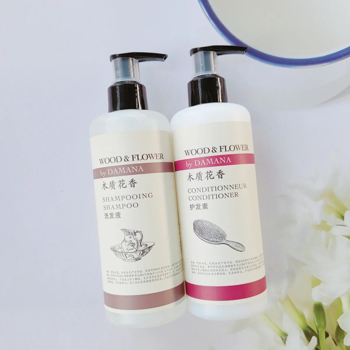 Empark Grand Hotel Shampoo or Conditioner or Shower Gel or Body Lotion or Hand Wash 300ML | DAMANA WOOD FLOWER