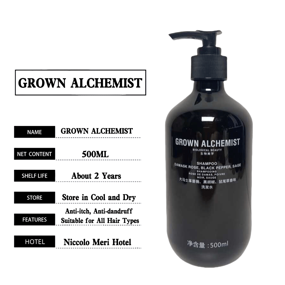GROWN ALCHEMIST Shampoo &amp; Conditioner &amp; Body Lotion &amp; Shower Gel 500ML