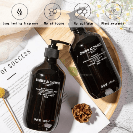 GROWN ALCHEMIST Shampoo &amp; Conditioner &amp; Body Lotion &amp; Shower Gel 500ML