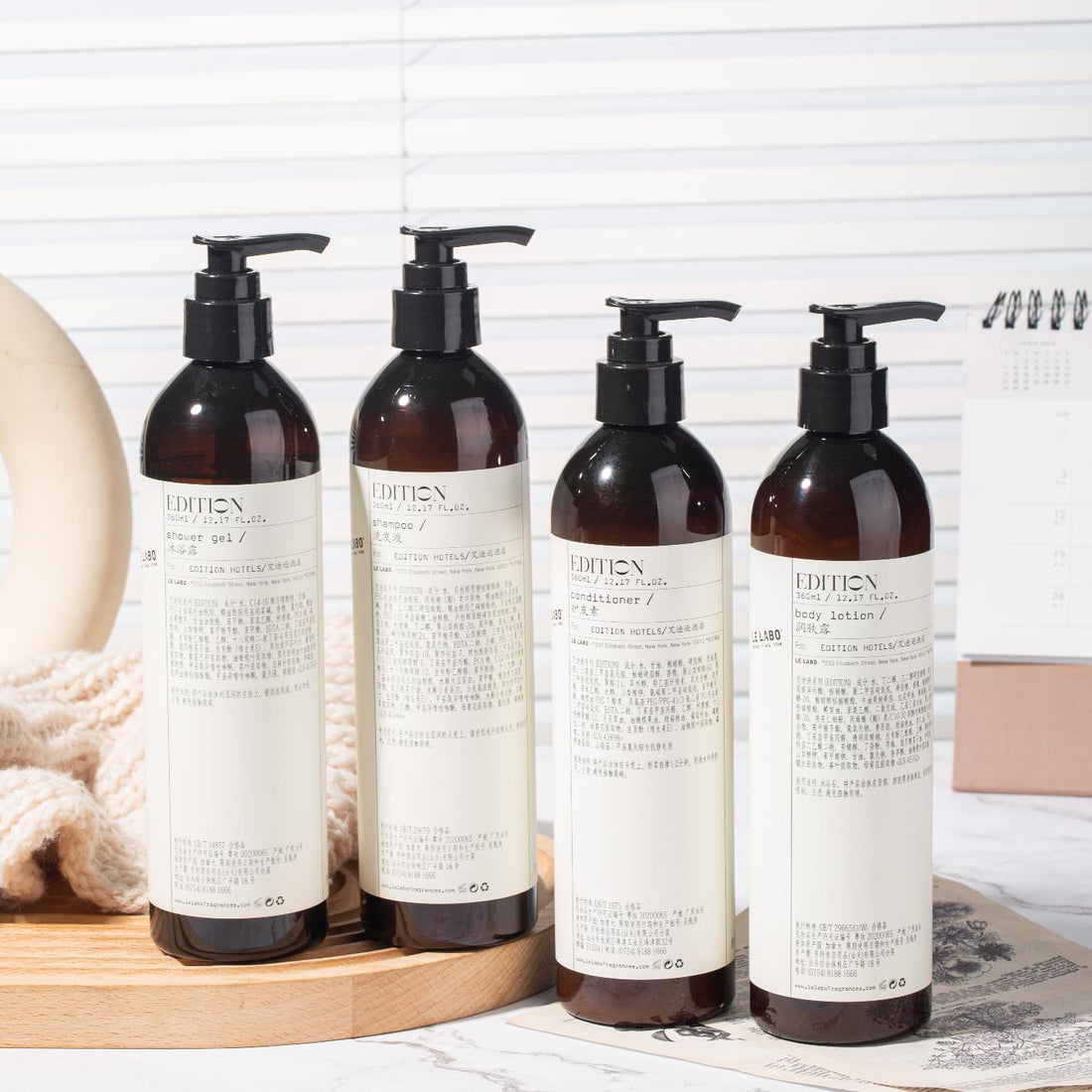 EDITION Hotel Shampoo or Conditioner or Body Lotion or Shower Gel 360ML | LE LABO EDITION