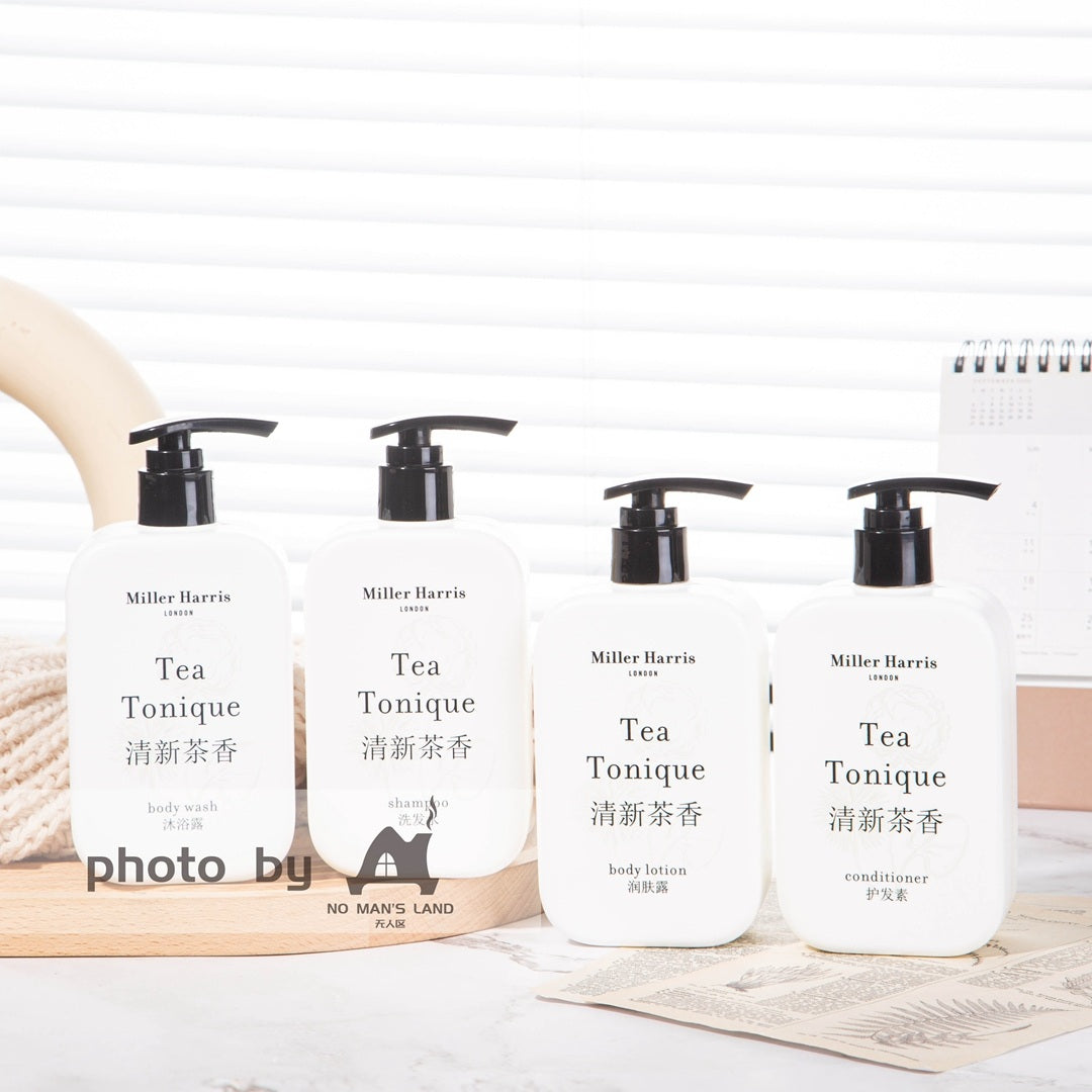 EDITION Hotel Shampoo or Conditioner or Body Lotion or Shower Gel Tea Tonique 340ML | Miller Harris