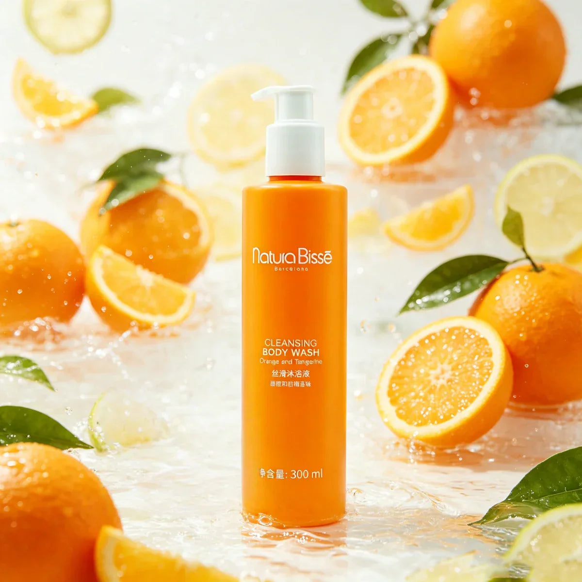 Natura Bisse Shampoo or Shower Gel or Conditioner or Body Lotion or Hand Wash Orange Scent 300ML