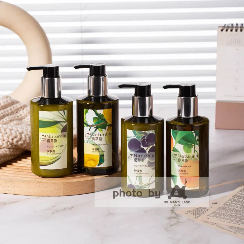 High-end Hotel Shampoo or Shower Gel or Conditioner or Body Lotion 300ML | Naturals