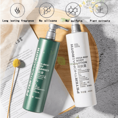 Hilton Hotel Shampoo &amp; Conditioner &amp; Body Lotion &amp; Shower Gel &amp; Hand Wash 443ML | PETER THOMAS ROTH