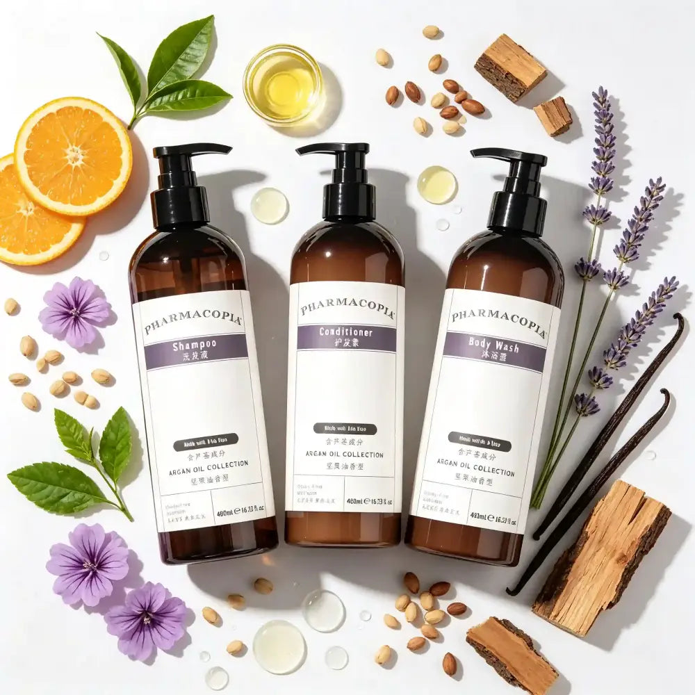 PHARMACOPIA Shampoo or Conditioner or Shower Gel 480ML