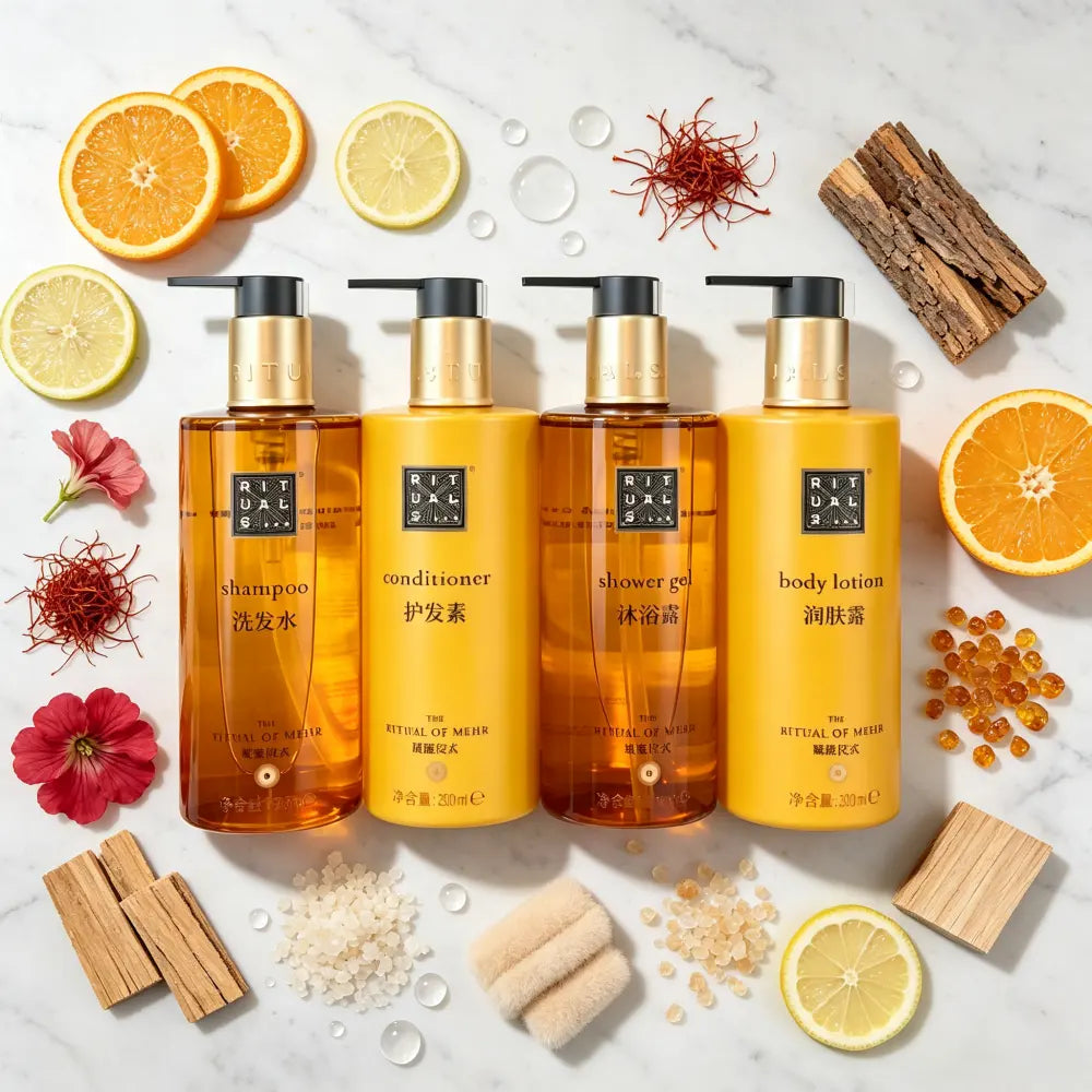 Kempinski Hotel Shampoo or Conditioner or Shower Gel or Body Lotion or Hand Wash 300ML | RITUALS MEHR