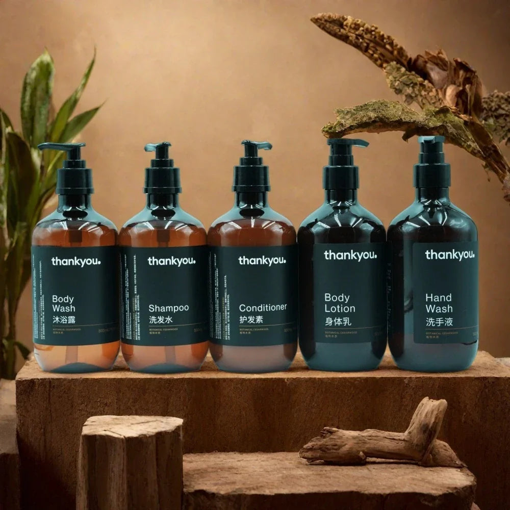 Atour Hotel Shampoo or Shower Gel or Conditioner or Body Lotion or Hand Wash 500ML | THANK YOU